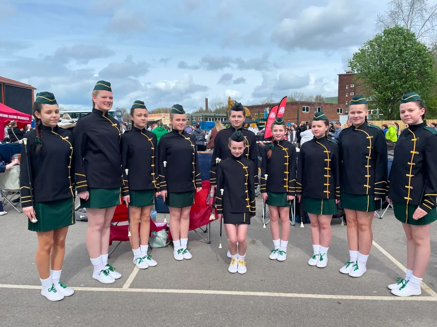 Majorettes at The Hunslet Club