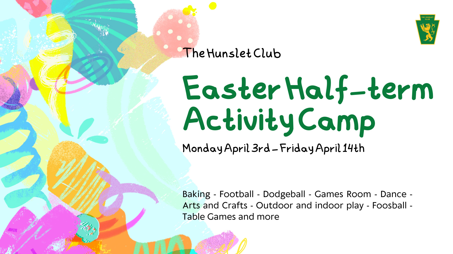 Easter Half-term Activity Camp